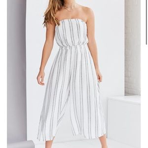 Urban outfitters strapless jumpsuit size small